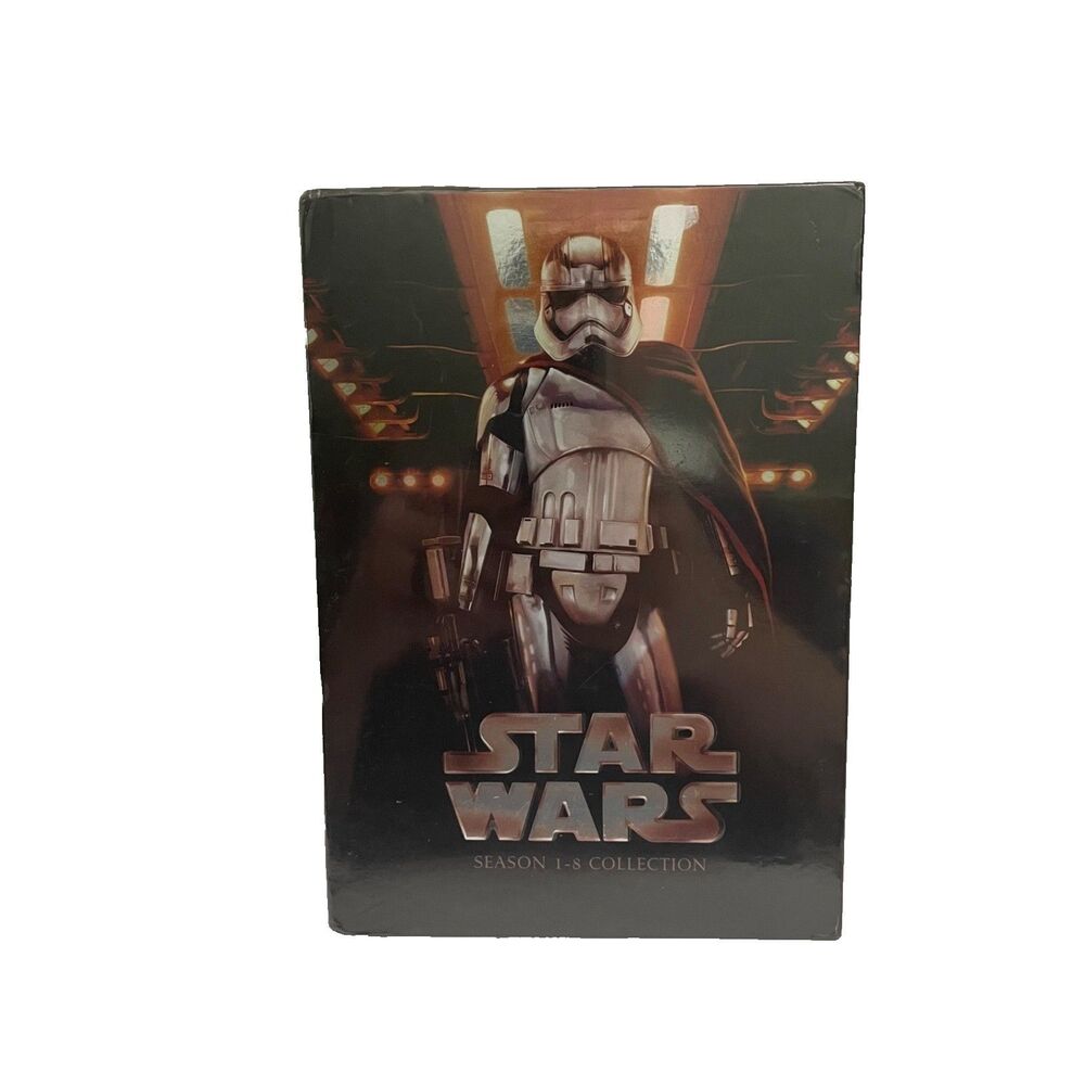 Star Wars The Complete Saga Episodes 1-8 DVD 14 Disc Set Factory Sealed New